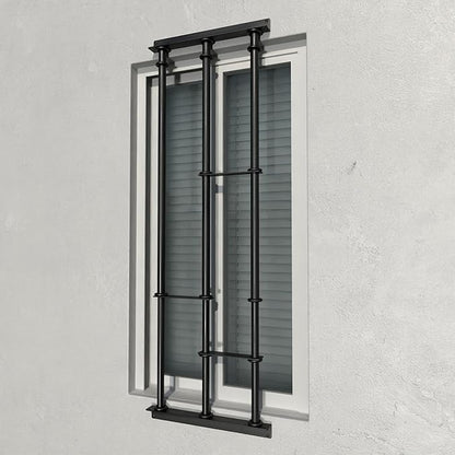 SWB Adaptable Window Bars Security for Windows - Model B | Easy DIY Installation | Suitable for Both Frame and Wall | Telescopic System | Patented Security Innovation