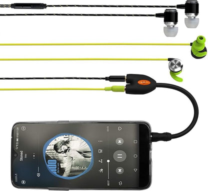 zdyCGTime 3.5mm Headphone Y Splitter Cable 3-Pole 3.5mm AUX Male to 2 Port 3.5mm Female Audio Stereo Y Splitter Cable for Headset Splitter Adapter, for Smartphone, Tablets, MP3, MP4(17.5CM) (3Pole)