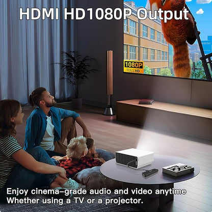 ZJBOX Digital Converter Box for TV,1080P ATSC tv Tuner Box with hdmi Output and 3RCA Cables Hidden Behind TV，with Power Adapter，2-in-1 Remote，TV Program Recording&Playback,USB Media Player