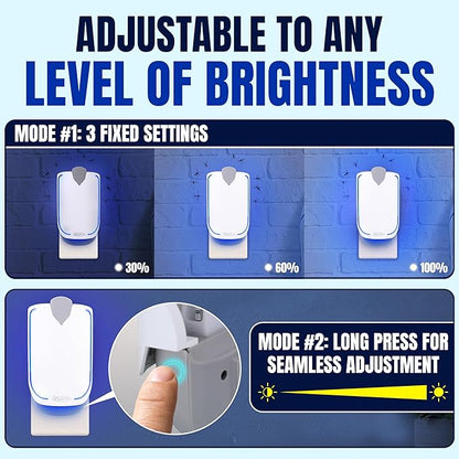 Zaperly 10-Pack Refill Cartridges for Fruit Fly Trap Indoors - Strong Adhesive to Capture Fruit Flies, Gnats, Houseflies, Moths, and Flying Insects