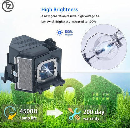 TZRSQL Original LMP-H220 Replacement Projector Lamp Bulb for Sony VPL-VW260ES VPL-VW270ES VPL-VW278ES VPL-VW285ES VPL-VW295ES VPL-VW315N VPL-VW320ES VPL-VW325ES VPL-VW385ES VPL-VW365ES