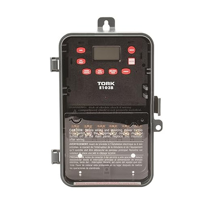 NSI Multipurpose Control 24 Hour Time Switch, 120-277 VAC Input Supply, 1 Channel, DPST Output Dry Contact, Pounds (E103B)