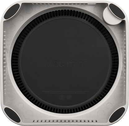 Psitek Mac mini M4 Stand, Silver Holder for Mac mini 2024-2026 Ventilation Heat Dissipation Cooling Desk Mount Accessories