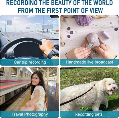 Magnetic Neck Phone Holder, Hands Free POV/Vlog Selfie Mount Flexible Neck Phone Holder for Recording, Magnetic Phone Chest Mount for iPhone 16 15 14 13 Seires and All Smartphones