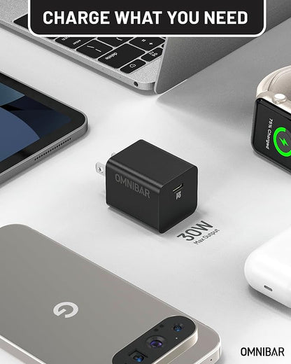 30W USB C Charger with 60W Type C Cable,GaN Fast Wall Charger Block,PD 3.0 PPS Type C Power Adapter for Google Pixel 9/9 Pro/9 Pro XL/8//7/7/6/5/4/3 XL More Series