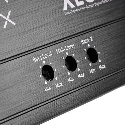 NVX XLCA2 X-Series 2-Channel Line Out Converter Digital Bass Enhancer with xBOOST and Remote Level Control