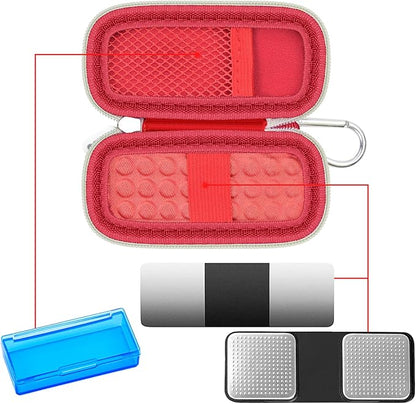 Heart Monitor Case Compatible with AliveCor Kardia Mobile ECG/for KardiaMobile 6L for Apple and Android Device - CASE ONLY (Red)