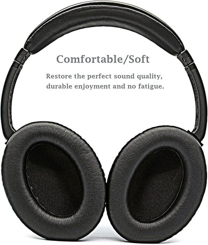 Replacement Earpads Compatible for Bose QuietComfort QC2,QuietComfort 15 QC15,QuietComfort QC25,QuietComfort QC35,Bose AE2,AE2i,AE2w,SoundTrue, SoundLink (Around-Ear) Headphone (Black)