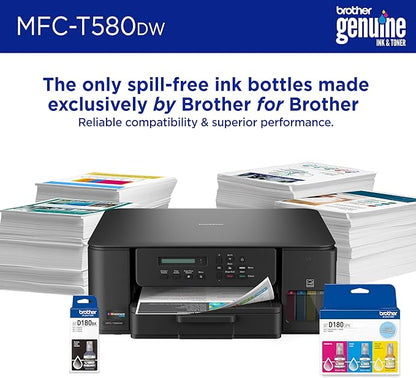 Brother INKvestment Tank 580 Wireless Color Inkjet All-in-One Printer | Includes up to 3 Years of Ink in-Box(1) and 3-Year Limited Warranty(2) (MFC-T580DW)