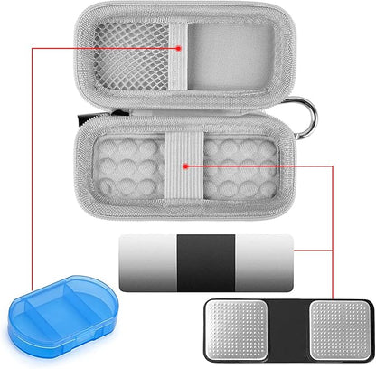 Heart Monitor Case Compatible with AliveCor Kardia Mobile ECG/for KardiaMobile 6L for Apple and Android Device - CASE ONLY (Black)