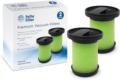 Fette Filter -1610335 Vacuum Filter Compatible with Bissell Multi Reach Cordless Vacuum Model # 1985 1985T 2151A 21512 21513 2151C 2151V Compare to Part # 1610335 (2QTY)