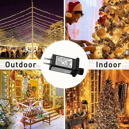 Replacement 12V 0.5A LED Transformer JT-DC120V0500-C Class 2 Power Supply IP44 LED Light Controller Low Voltage Transformer for Christmas String Light Inflatable Decorations (12V6W 1PCS)