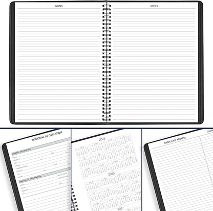 AT-A-GLANCE 2026 Appointment Book Planner, Weekly, 8-1/4" x 11", Large, Black (709500526)