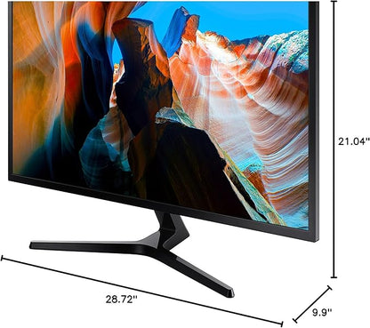 SAMSUNG 32" UJ59 Series 4K UHD (3840x2160) Computer Monitor,VA Panel, HDMI, Display Port, Eye Saver/Flicker Free Mode, FreeSync, LU32J590UQNXZA, Black