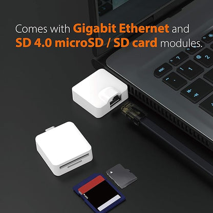 j5create 9 in 1 USB-C Hub-SuperSpeed+Gen 2 Type C Adapter w/Ethernet, microSD/SD 4.0, 4K HDMI, USB-C 3.1 Gen2 Port, PD 100W for MacBook Pro/Air, XPS, Chromebook & Other USB C Windows Laptops (JCD375)