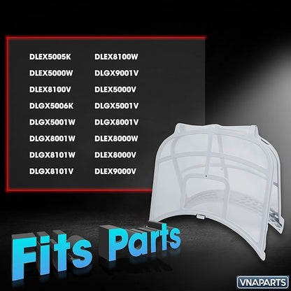 DLEX5005K DLEX5000W DLEX8100V DLGX5006K DLGX5001W DLGX8001W DLGX8101W DLGX8101V DLEX8100W Dryer Lint Filter Screen Replaces For LG DLGX9001V DLEX5000V DLGX5001V DLGX8001V DLEX8000W DLEX8000V DLEX9000V
