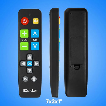 Samsung Replacement TV Remote Compatible with Samsung TV's ONLY (Black) Big Button TV Remote Control, Simplified and Easy to Use (2xAAA Batteries not Included)