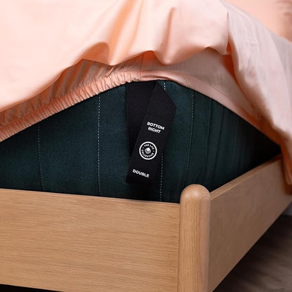 THE LAD COLLECTIVE 3.0 California King Bedding Set - 4-Piece Bedset w/Fitted Sheet, Top Sheet & 2 Standard Pillowcases [Duvet Not Included] - Bamboo-Cotton - The Yellowstone Collection Peach