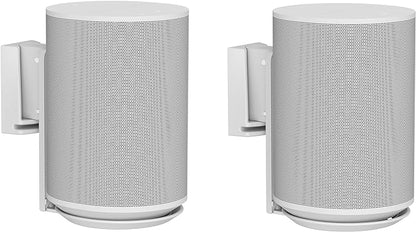 ynVISION.DESIGN Adjustable Wall Mount Compatible with Sonos ERA 100 Speaker - White 2 Pack