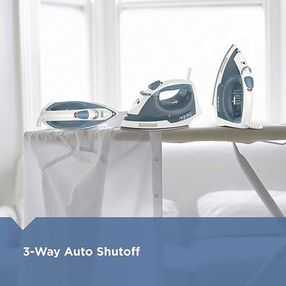 BLACK+DECKER Easy Steam IR40V Compact Iron & IR1350S Professional Steam Iron Bundle