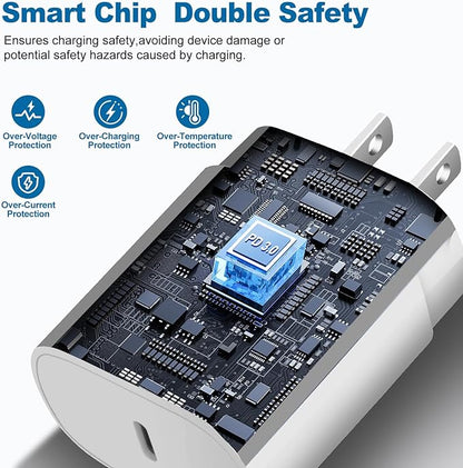 Super Fast Chargers for Samsung S25 Ultra,25W Type C Charger Fast Charging 2Pack USB C Charger Block and 10FT USB to USB C Cable Cord for Samsung Galaxy S25 Ultra/S24/S23/S22/S21 Ultra/S20/Note 20