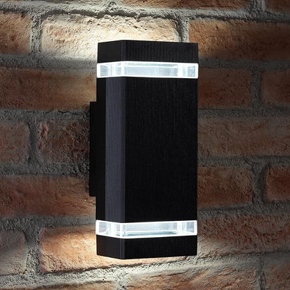 rosykite Modern LED Outdoor Wall Lights, Dusk to Dawn Outdoor Lighting Fixtures Wall Mount - ETL Listed,Aluminum Waterproof Front Door Lights 5000k - Up Down Light Fixture for Porch, Patio