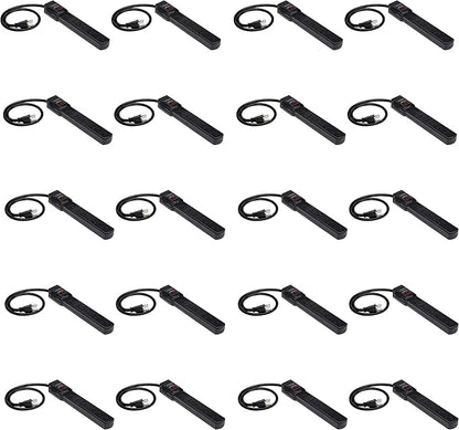 Amazon Basics Surge Protector Power Strip, 6-Outlet with 200J Protection, 2ft Extension Cord, Rectangle, Black (20 Pack)