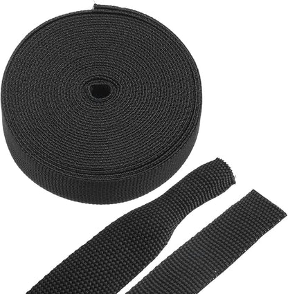 MECCANIXITY Braided Cable Sleeves Heat Shrinkable Fabric Sleeving, 5/8" 16ft Black 2:1 Ratio Heat Shrinkable Cord Protector for Harness Cable, Network Cable Protection, Cable Management