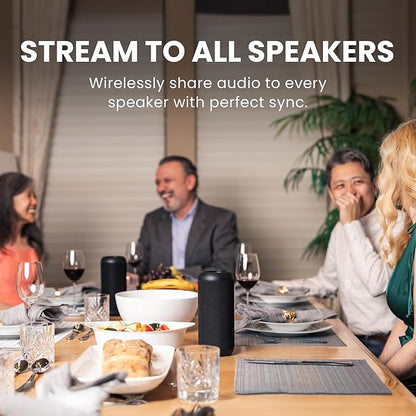 Avantree Harmony 2 – Multi-Room Wireless Speaker System with Bluetooth & Wired Inputs, Easy Setup, Expandable, 30ms Low-Latency Sync for Whole-Home, Meeting Rooms & Small Indoor Events