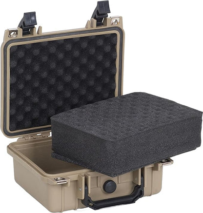 MEIJIA Portable All Weather IP67 Waterproof Protective Case,Hard Camera Case,Dry Case with Customizable Foam,Fit Use Of Drones,Camera,Equipments,10.62 x9.68x4.87inches