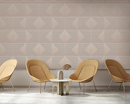 From Plain To Beautiful In Hours 9004 Depth Tier PVC 12 in x 12 in Peel and Stick Wall Panels (Covers / 10 sq.ft), Rodeo Dust, 10 Piece