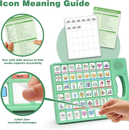Joyreal AAC Device for Autism, Non Verbal Communication Tools for Speech Therapy & Stroke Rehab. Autism Communication Board with 5 Programmable Buttons & Adjustable Volume, Autistic Kids Must Haves