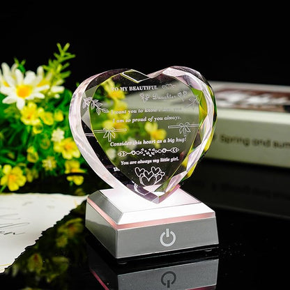 ZEERSHEE 2.6*1.2inch Multicolor LED Light Base for Acrylic 3D Glass Resin Art Lighted Square Display Stand(Flat)