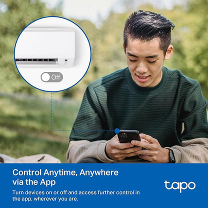 Tapo Smart IR & IoT Hub with Chime - Universal Remote for TVs, ACS, & 18+ Device Types, Matter-Certified, Supports 8,000+ Infrared Brands, Voice & App Control, Custom Schedules & Automations, H110