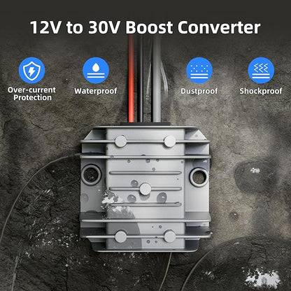 Starlink Mini 12V Adapter, Starlink Mini Power Supply 12/24V Step Up to 30V 3.5A Power Converter 9-28V Input Conversion Kit for Truck RV Marine