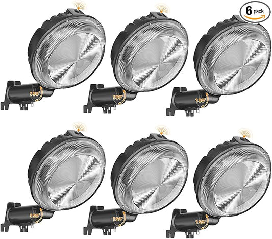 AIKVSXER 200W LED Barn Light 30000LM Dusk to Dawn LED Outdoor Area Security Light with Photocell IP66 Waterproof 6500K Daylight for Yard Street Farm Garden Garage 6 Pack