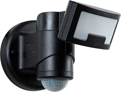 Outdoor Motion Sensor Tracking LED Floodlight Security Light (Black) Versonel Nightwatcher VSL90, Rotating Movement for Intruder Deterrent