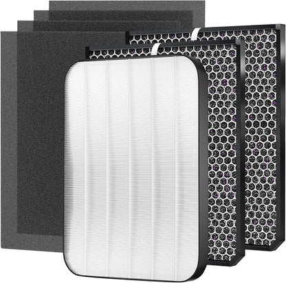 7-Pack Amboseli 3500 Replacement Filters Compatible AD3000/3500 Air Purifi-er, 3000/3500,3000M, 3000Pro Air Purifi-er,1 air filter, 2 Activated Carbn and 4 Extra Carbn Pre-Filters