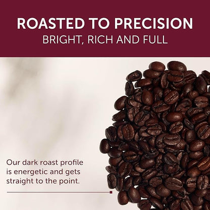 illy Whole Bean Coffee, Intenso Bold Roast, 100% Arabica, Premium Italian Coffee, Ideal for Espresso, Drip, Moka and French Press Brewing, 8.8oz, 6 Pack