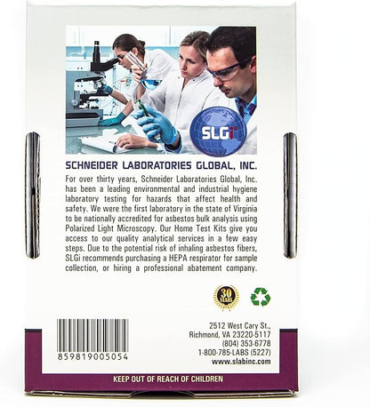 Asbestos Test Kit 1 PK (5 Bus. Days) Schneider Labs