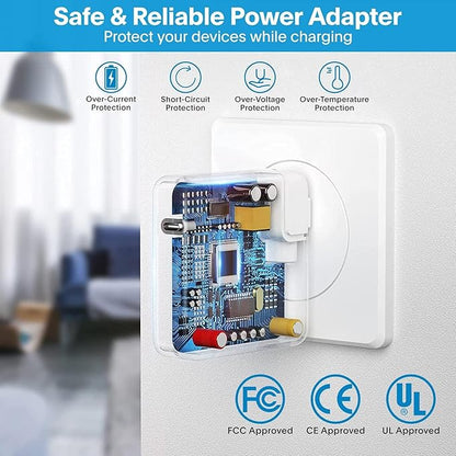 Mac Book Pro Charger-118W USB C Fast Charger Power Adapter Compatible with MacBook Pro/MacBook Air 16 15 14 13 Inch, M1 M2 M3 M4 M5, New iPad Pro and All USB C Device, 6.6ft Charge Cable