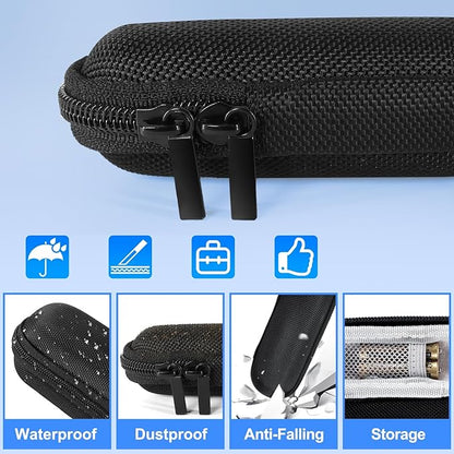 NinjajoyOX Presentation Clicker with Case, Wireless Presenter for PowerPoint Slide with Hyperlink & Volume Control, Presentation Remote Clicker for Mac/Computer/Laptop, Google Slide/PPT/Keynote