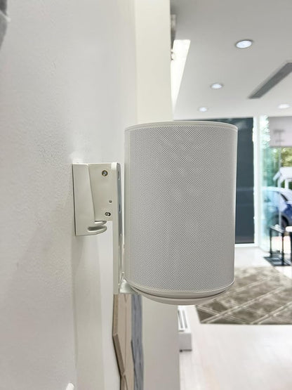 ynVISION.DESIGN Adjustable Wall Mount Compatible with Sonos ERA 100 Speaker - White 2 Pack