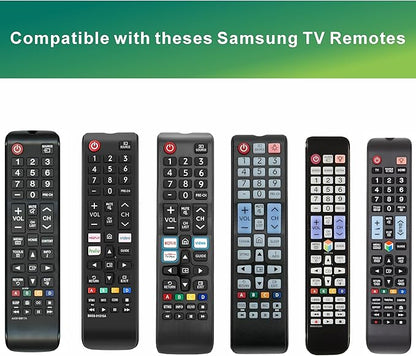 Universal Remote Compatible with Samsung TV Remote Replacement, IR, No Voice, Compatible All Smart LCD LED HDTV 3D Smart TVs Models BN59-01315J BN59-01315A BN59-01301A