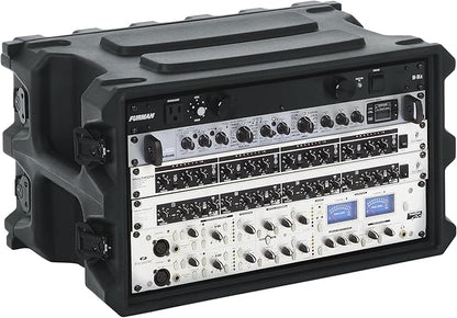 Gator Cases Pro Series Rotationally Molded 6U Rack Case with Shallow 13" Depth, Made in USA (G-PRO-6U-13)