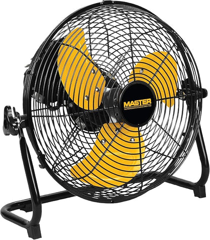 Master Professional 12 inch High Velocity Powerful Direct Drive Steel Floor Fan