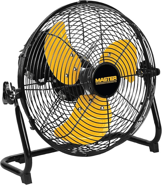 Master Professional 12 inch High Velocity Powerful Direct Drive Steel Floor Fan