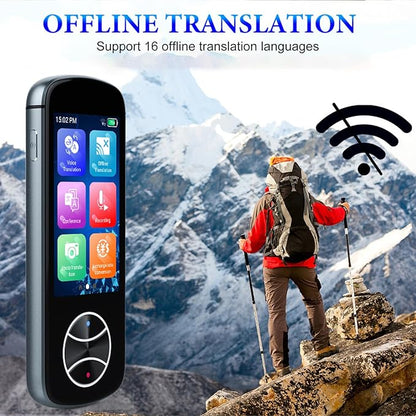 Multi Language Voice Translator Device, 3.0in Touch Screen, Offline Photo Translation - Real Time Speech Recognition, Instant Language Communication, Travel and Business Use