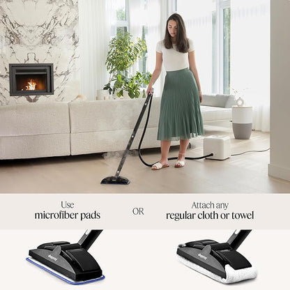 Dupray Neat Steam Cleaner with 27-Piece Accessory Kit – High-Performance Chemical-Free Cleaning for Floors, Cars, Tiles, and More, *Kills 99.9% of Bacteria & Viruses (incl. x16 assorted brushes)
