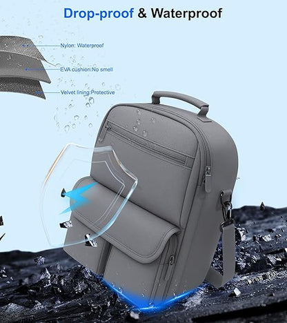 YRXVW Large Carrying Case for Meta Quest 3S/3/2, Compatible with BOBOVR & Kiwi Battery Head Straps, Waterproof & Drop-Resistant VR Travel Case for Accessories & Home Storage and Travel